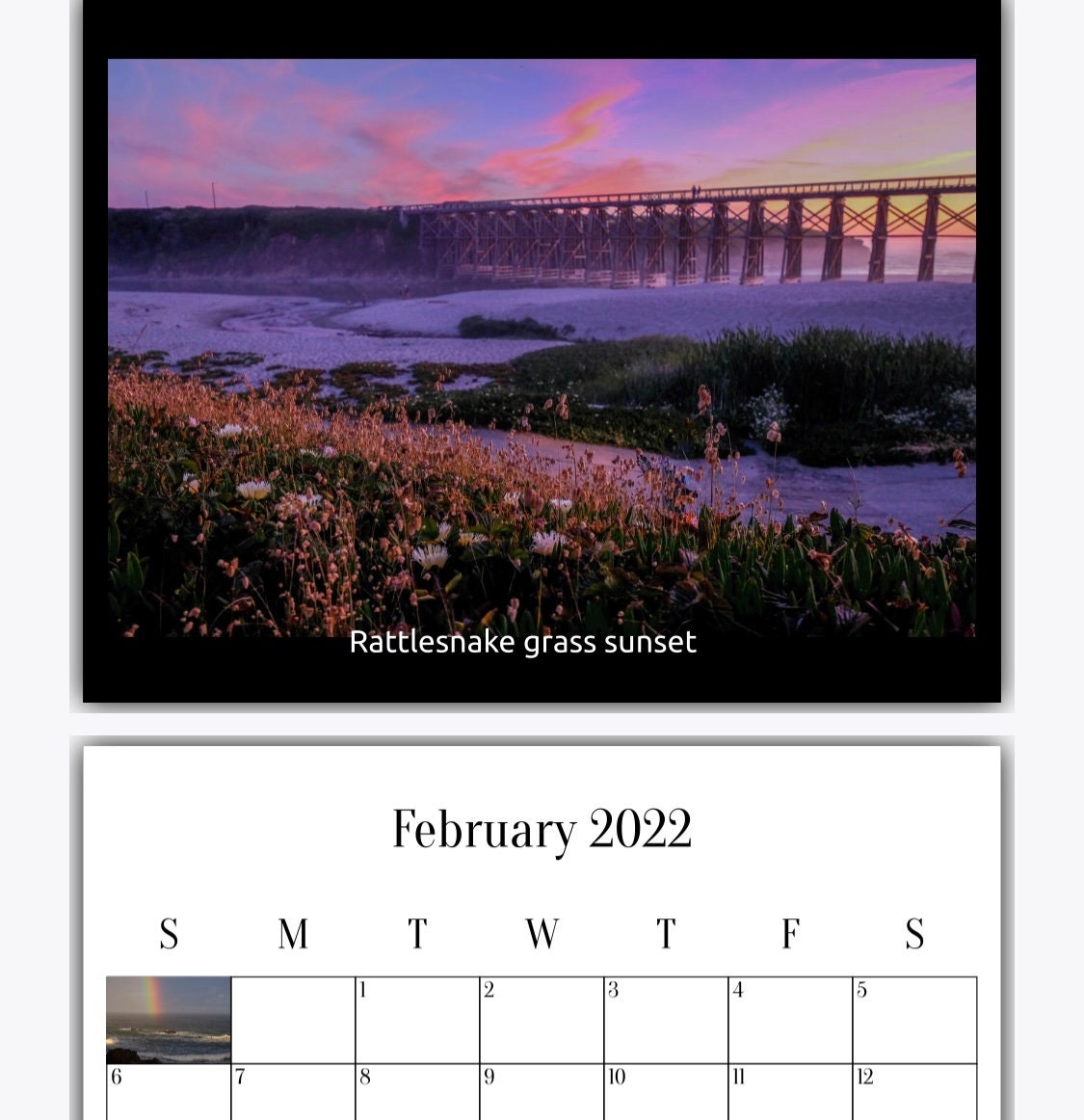 Mendocino Coast 2022 Calendar With Local Photography | Etsy