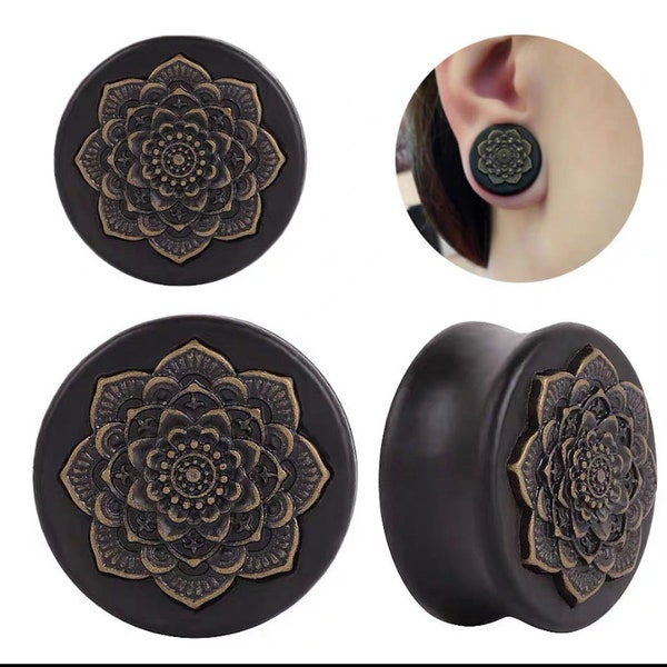 Wood Ear Gauges Etsy