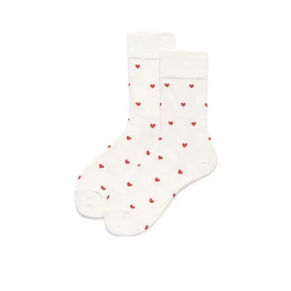 Mean Girls Socks Custom Photo Socks Christmas Socks Heart Stripe Print