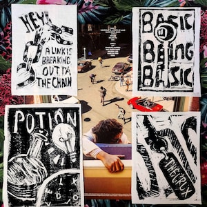 The Crux Djo Linocut Patches