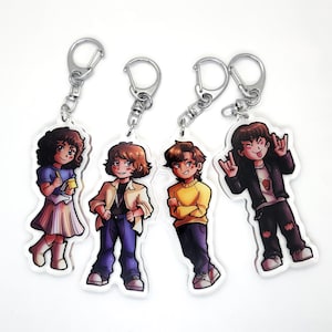 ST Acrylic Keychain 3&quot; mirrored- Steddie + Ronance