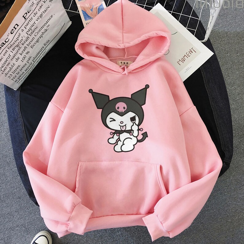 Kuromi Hoodie My Melody Shirt Cinnamoroll Sweater Pocchaco | Etsy