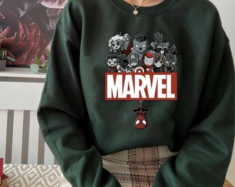 Marvel Fan Gift Tony Stark Sweatshirt Marvel Hoodie Spiderman Sweatshirt Peter Parker Shirt Avengers Funny Spider Man Sweatshirt