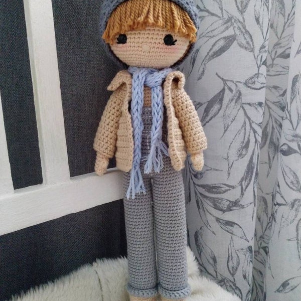 Amigurumi Häckelpuppe Junge /Boy