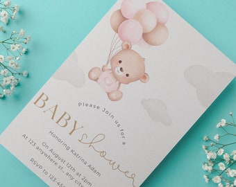 Baby shower invitation, Baby shower invite, Gender neutral baby shower invite, Personalized baby shower invitation, Cute baby shower invite