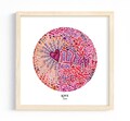 Love Mandala - Hebrew Calligraphy Art, Fine Art Print, Mindfulness Wall Decor, Zen Wall Art, Mandala Art, Unique Gift for Rosh Hashana. product logo