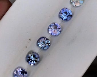 Paire De Tanzanites Bleues Naturelles 8-10 Ct - Certifiées GGL - Coupe Carrée Et Prince (richgems2018)