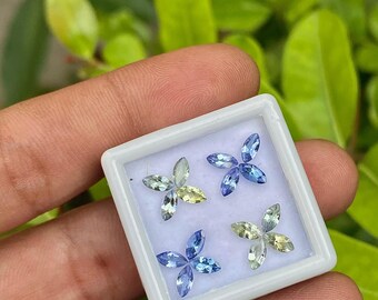 Naturliga Tanzanit Marquise-slipade ädelstenar, Smyckestillverkning (2,70 ct, 2,50 x 5 MM)