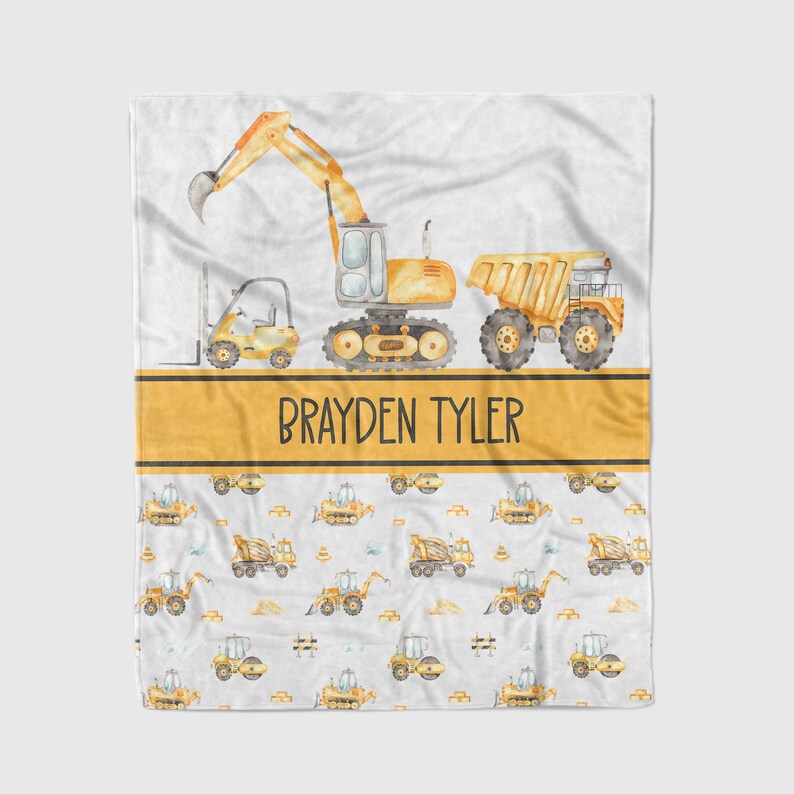 Construction Vehicle Crib Bedding Baby Boy Crib Bedding Set Etsy