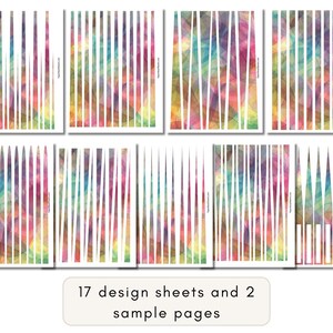 Printable Paper Bead Sheets Patterns Abstract - Etsy