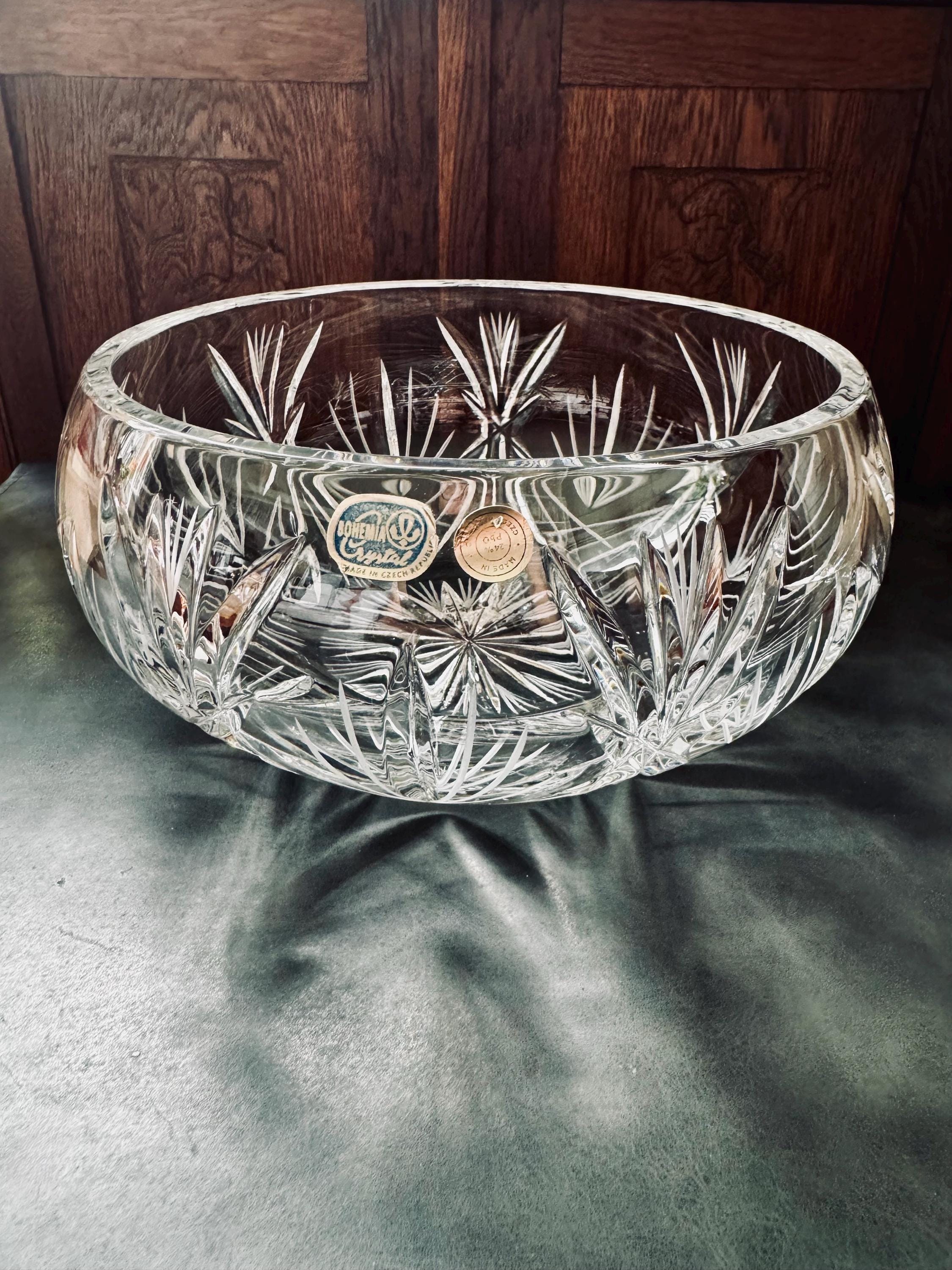 Bohemia crystal bowl - Etsy 日本
