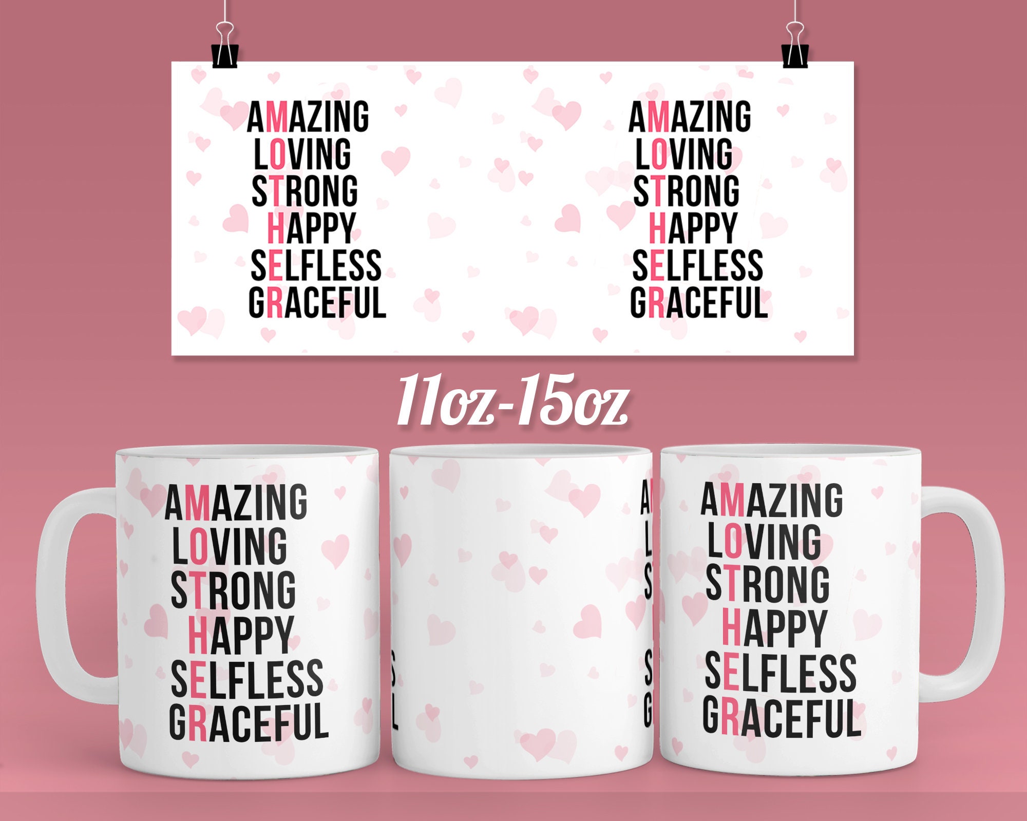 Valentine s Day Glitter 11, 12 & 15 Oz Mug Sublimation in 2023