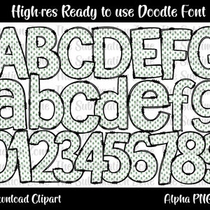 Doodle Alphabet Letters Strawberry PNG Download, 0-9 , a-z, A-Z  Alphabet & numbers sublimation png, Sublimation Alpha Numeric Set Designs