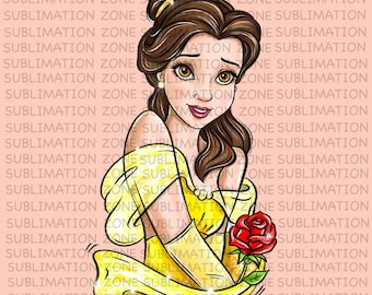Princess Belle Png - Etsy Singapore Princess Belle Png - Etsy Singapore