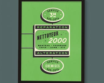 Cleaner banner #1 - poster (9x12in / 18x24in)