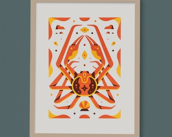 Crab - 18x24 in Screenprint