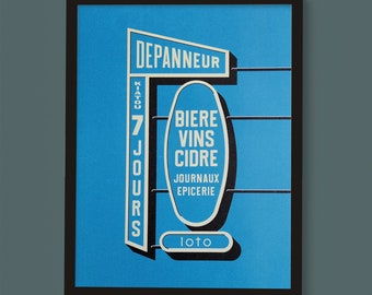 Convenience store banner #1 - poster (9x12in / 18x24in)