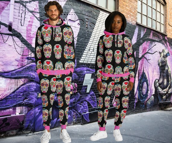 Sugar Skulls Sweatsuit Sugar Skulls Sweatpants Women s Sweatpants Men s Sweatpants Joggers for Women Trendy Sweatpants Cute Sweats Etsy