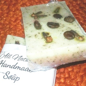 Coffee Bar Soap, Exfoliating Bar Soap, Artisan Bar Soap