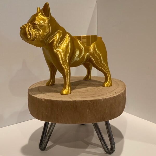 French bulldog planter