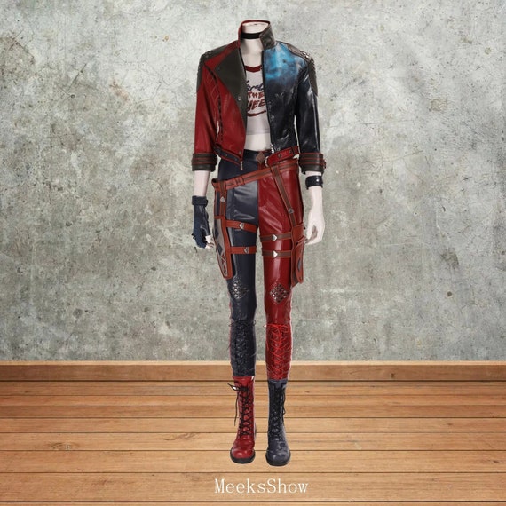 Suicide Squad Harley Quinn SchwarzRot KostümHarley Quinn Etsy