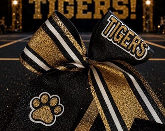 Fiocco da cheerleader glitterato
