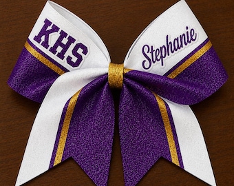 Fiocco da cheerleader glitterato