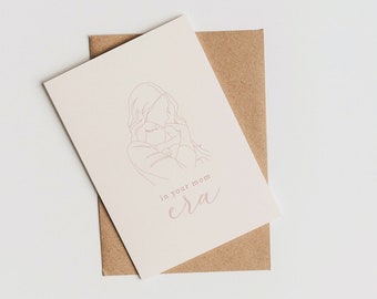 New Mom Era Card, Congratulations Greeting Card (Digital Download)