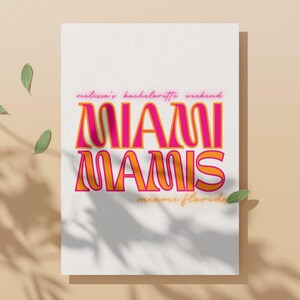 BACHELORETTE ITINERARY - Miami Mami