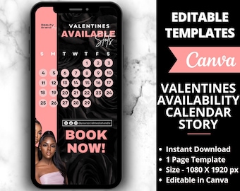 Valentines Flyer Story, DIY Flyer Template Design, Hair Flyer, Booking Flyer, Appointment Flyer,Sale Flyer,Lash Flyer,Premade Editable Flyer