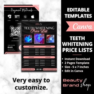 Teeth Whitening Preisliste, Teeth Whitening Business, Teeth Whitening Social Media Post, Whitening Strips, LED Whitening, Smile Beauty Denim