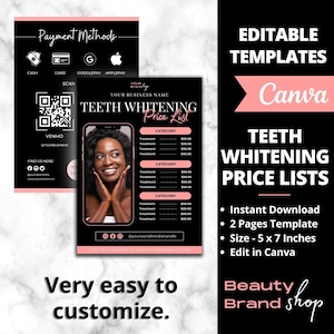 Teeth Whitening Preisliste, Teeth Whitening Business, Teeth Whitening Social Media Post, Whitening Strips, LED Whitening, Smile Beauty Denim
