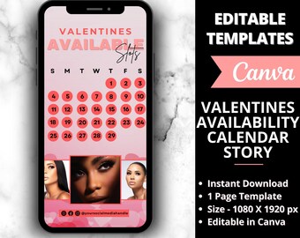 Valentines Flyer Story, DIY Flyer Template Design, Hair Flyer, Booking Flyer, Appointment Flyer,Sale Flyer,Lash Flyer,Premade Editable Flyer