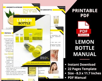 Fat Dissolve Training Manual, Lemon Bottle Training Manual, Lipolysis  Mesotherapy Course, Hyaluron Pen, Fat Dissolve Forms,Body Sculpting