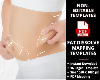Fat Dissolving Mapping, Fat Mapping, Fat Dissolve Mapping Techniques, Lipo Fat Dissolve, Body Contouring, Lose Belly Fat, Injectable Mapping