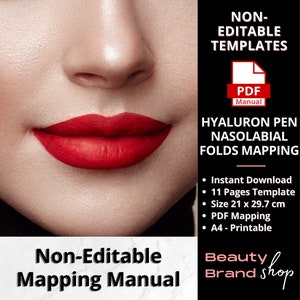 Formation à la cartographie des plis nasogéniens, instructions de cartographie des plis nasogéniens au stylo Hyaluron, cartographie des rides du sourire, cartographie du visage, maquillage permanent