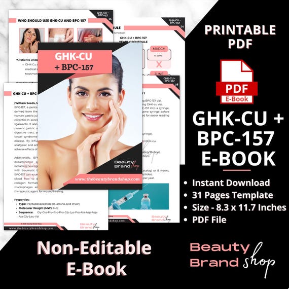 Ghk-cu + BPC 157 E-book, Peptide Therapy E-book, Anti-aging Informative  E-book, Ghk-cu _copper Peptide, Bpc 157_gastric Pentadecapeptide Pdf - Etsy