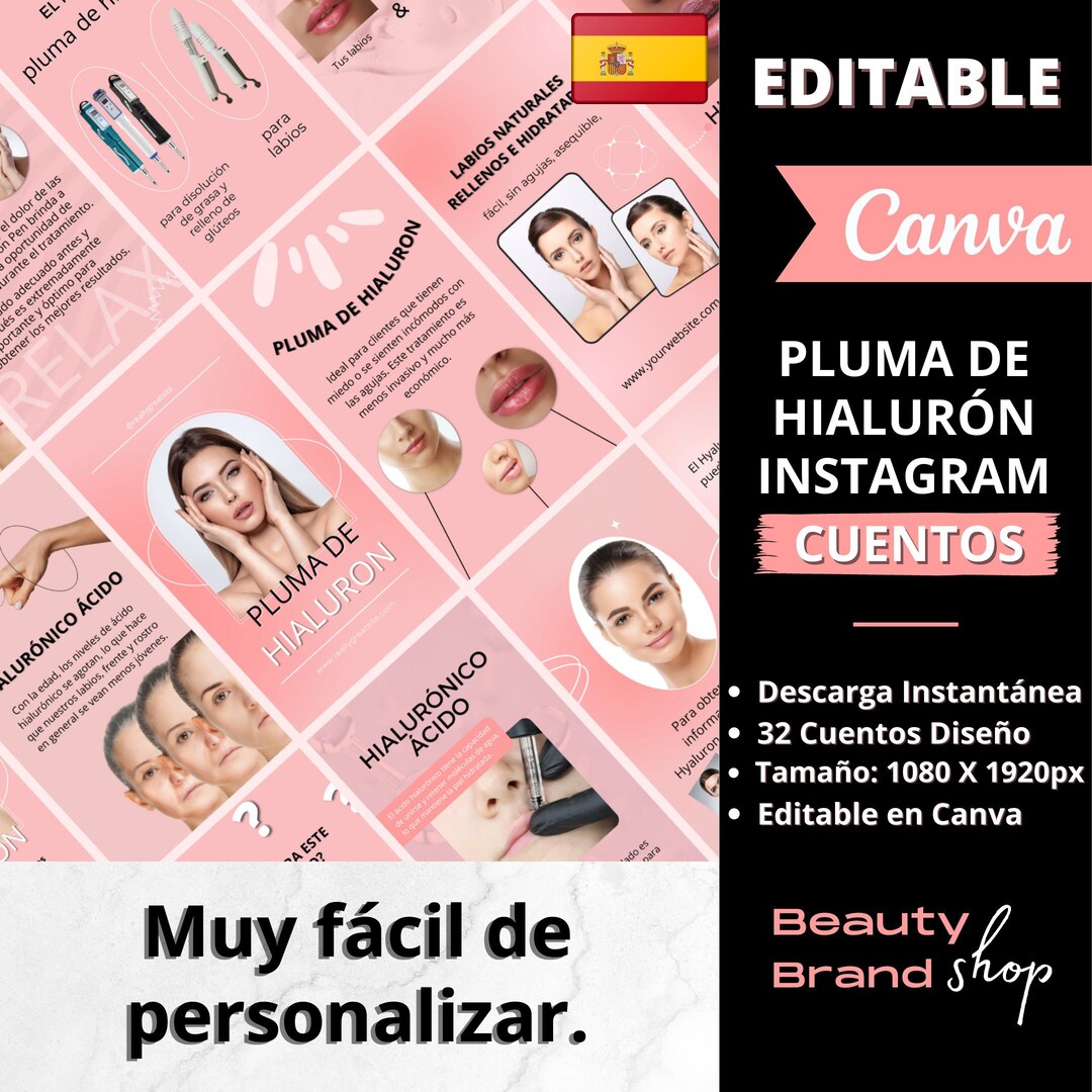 Spanish / Español Hyaluron Pen Historia De Las Redes Sociales Etsy