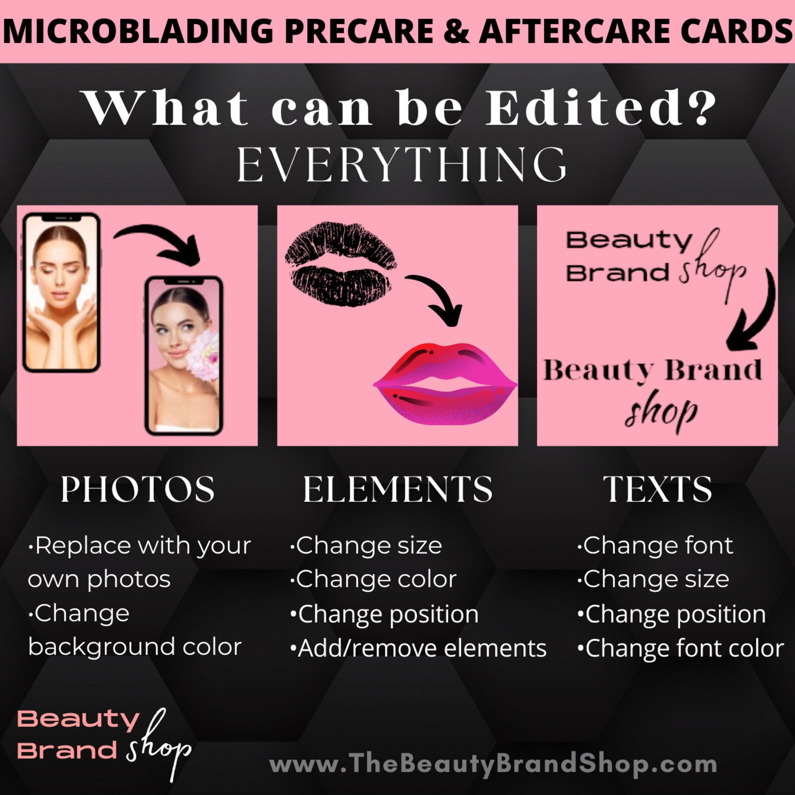 Microblading Precare Microblading Precare and Aftercare Templates, Microblading Aftercare ...