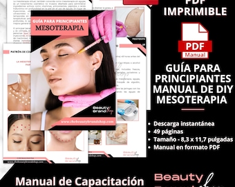 Guia Para Principiantes Manual de DIY Mesoterapia-MESOTHERAPY Manual(SPANISH), Fat Dissolve, Aesthetic Injection, Medical Mesotherapy Manual