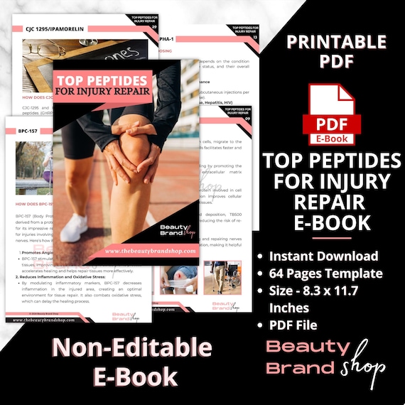 Top Peptides for Injury Repair E-book, Peptide Therapy E -book, Peptide  Benefits, Peptide Weight Loss Guide, Best Peptide for Injury E-book - Etsy