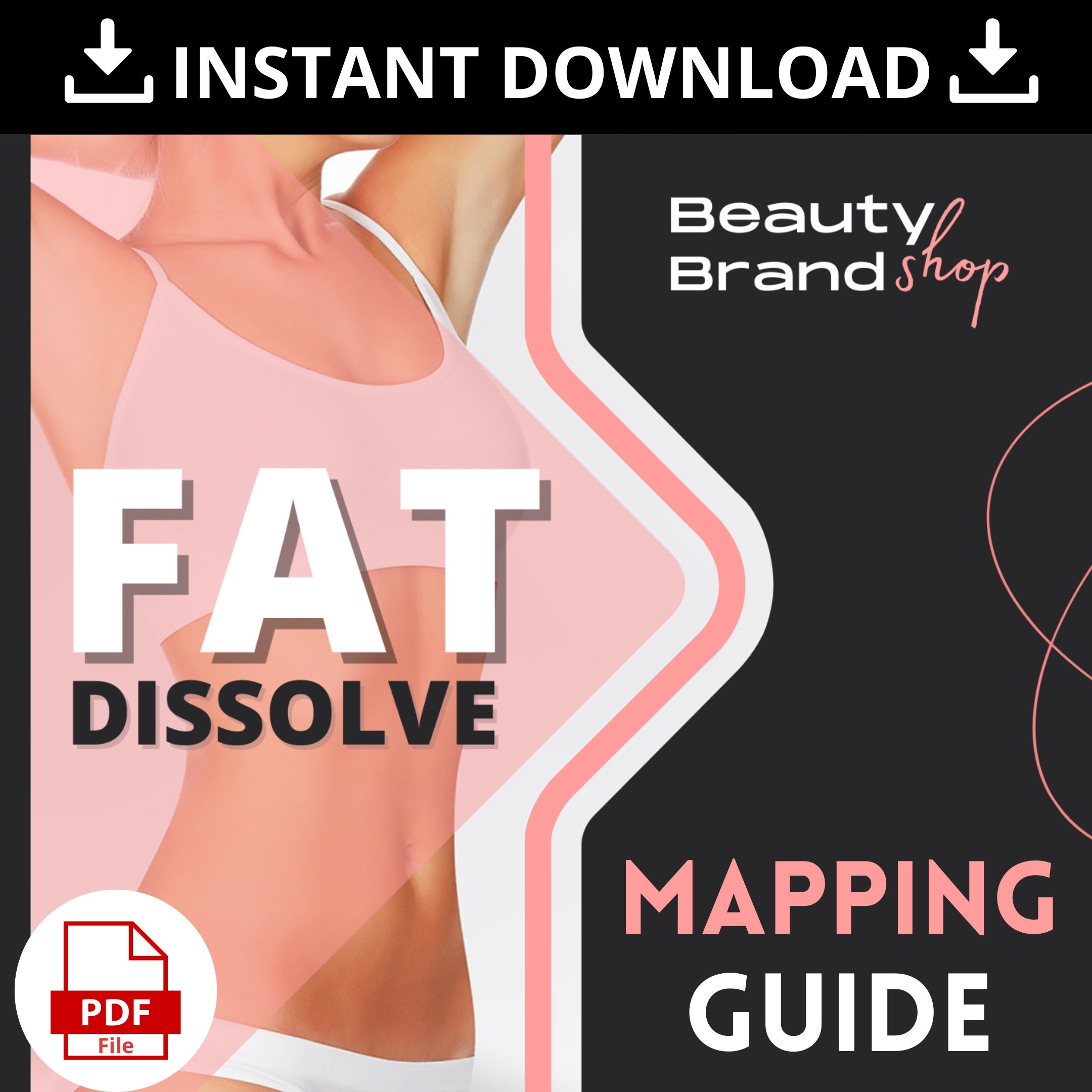 Fat Dissolve Mapping Guide, Fat Dissolving Manual, Fat Mapping, Fat ...