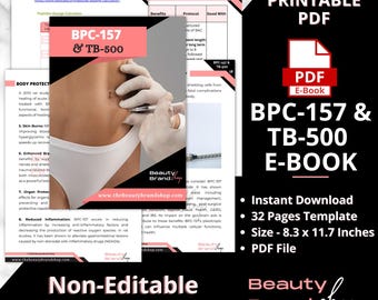 E-book BPC 157 e TB 500, e-book Body Protective Compound-157, e-book Thymosin Beta4, terapia peptidica per la perdita di peso, fitness e benessere PDF