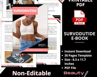 Survodutide E-Book, Dual Agonism Peptide Therapy E-Book, Survodutide Peptide Benefits, Peptide Weight Loss Guides, Glucagon and GLP-1 E-Book