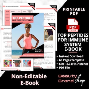 Top Peptides for Immune System E-Book, Peptide Therapy E-Book, Peptide Benefits, Peptide Weight Loss Guides, Boost Your Immune System E-Book
