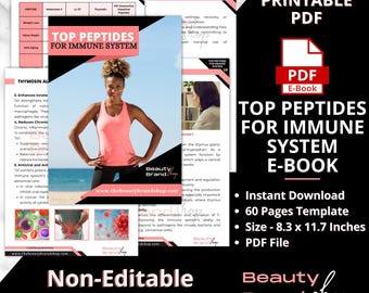 Top-Peptide für das Immunsystem E-Book,Peptidtherapie E-Book,Peptid Vorteile, Anti-Peptide zum Gewichtsverlust Anleitungen, Stärken Sie Ihr Immunsystem E-Book