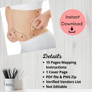 Fat Dissolve Mapping, Fat Dissolving Mapping, Fat Mapping, Hyaluron Pen ...