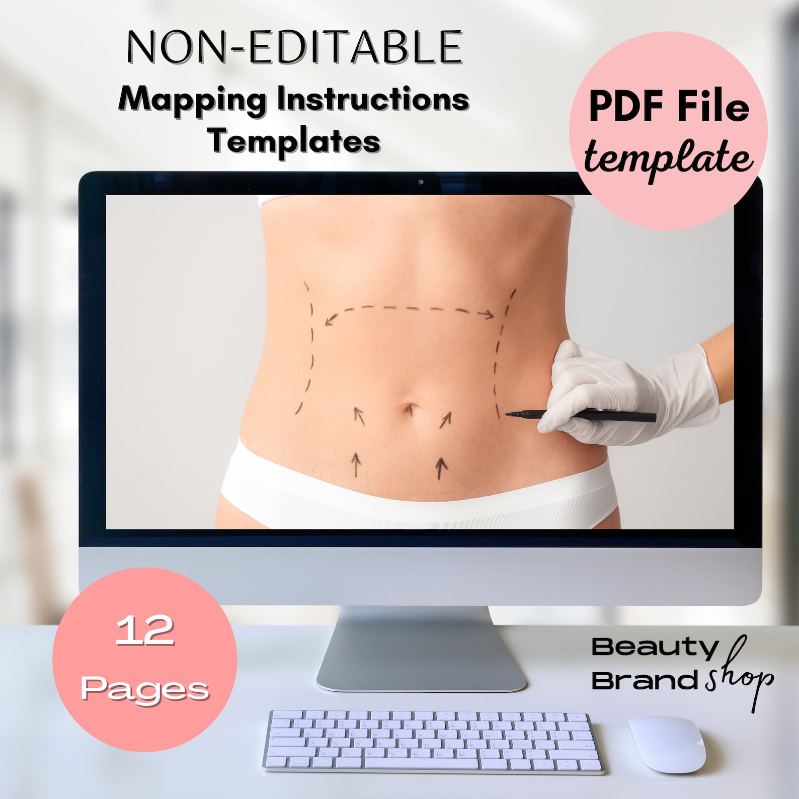 Fat Dissolve Mapping Guide, Fat Dissolving Manual, Fat Mapping, Fat ...