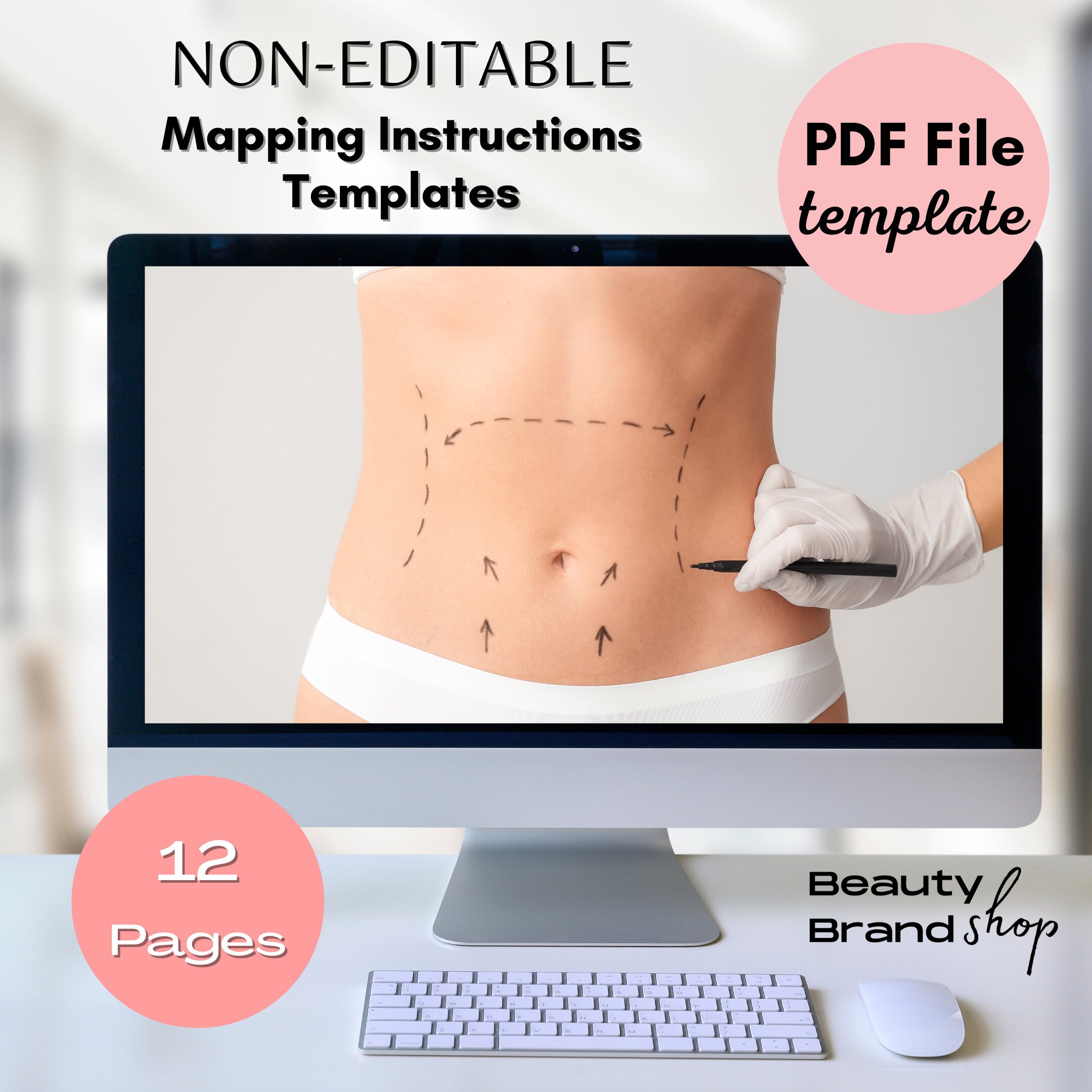 Fat Dissolve Mapping Guide, Fat Dissolving Manual, Fat Mapping, Fat ...