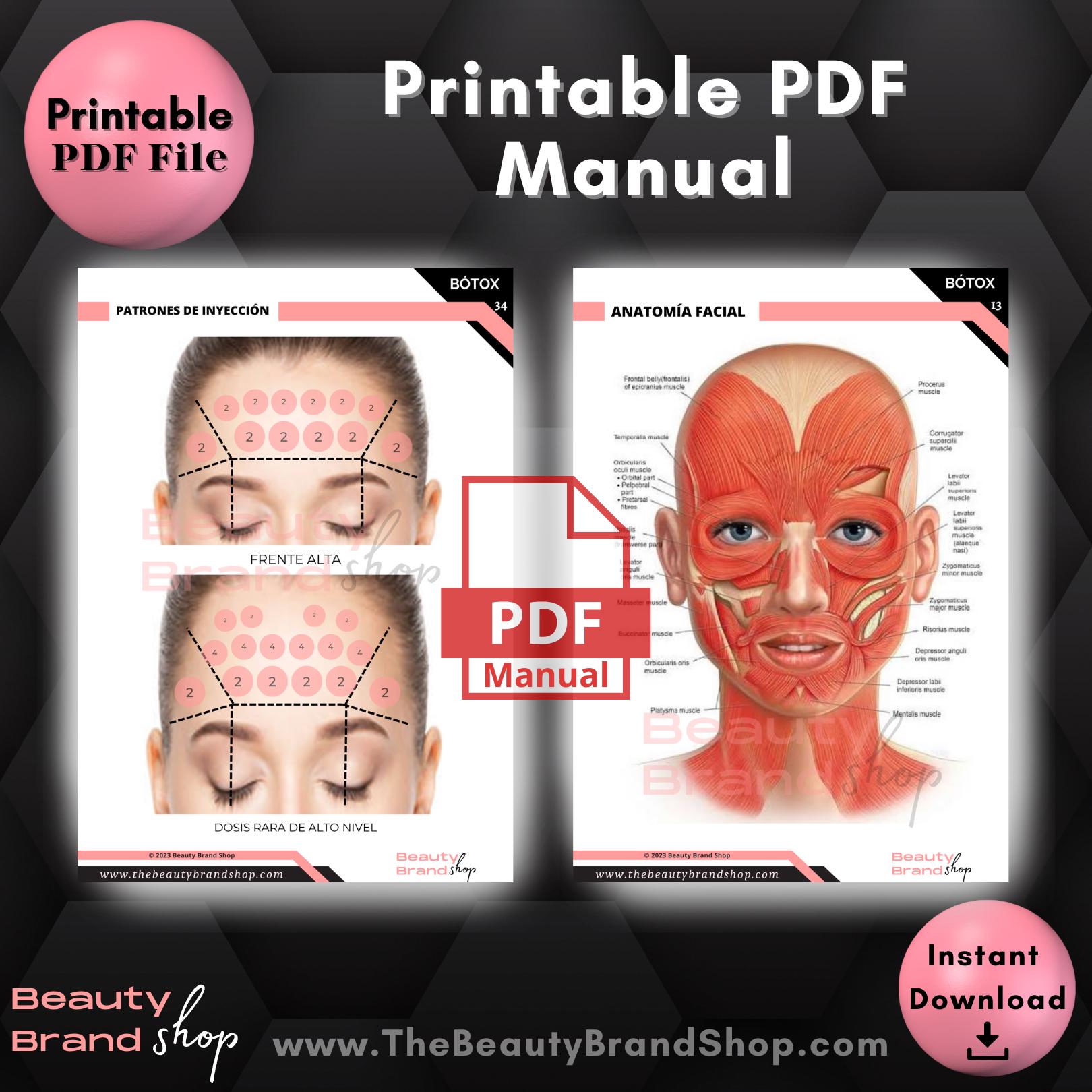 DIY Treatment- Botox Manual (SPANISH), Treatment Botox Manual, Cosmetic ...
